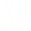 White quote icon